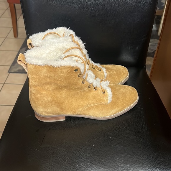 Womans winter ankle booties fur lined - Picture 2 of 8